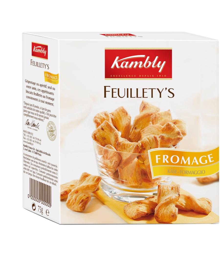 FROMAGE - KAMBLY FEUILLETY'S- 75G