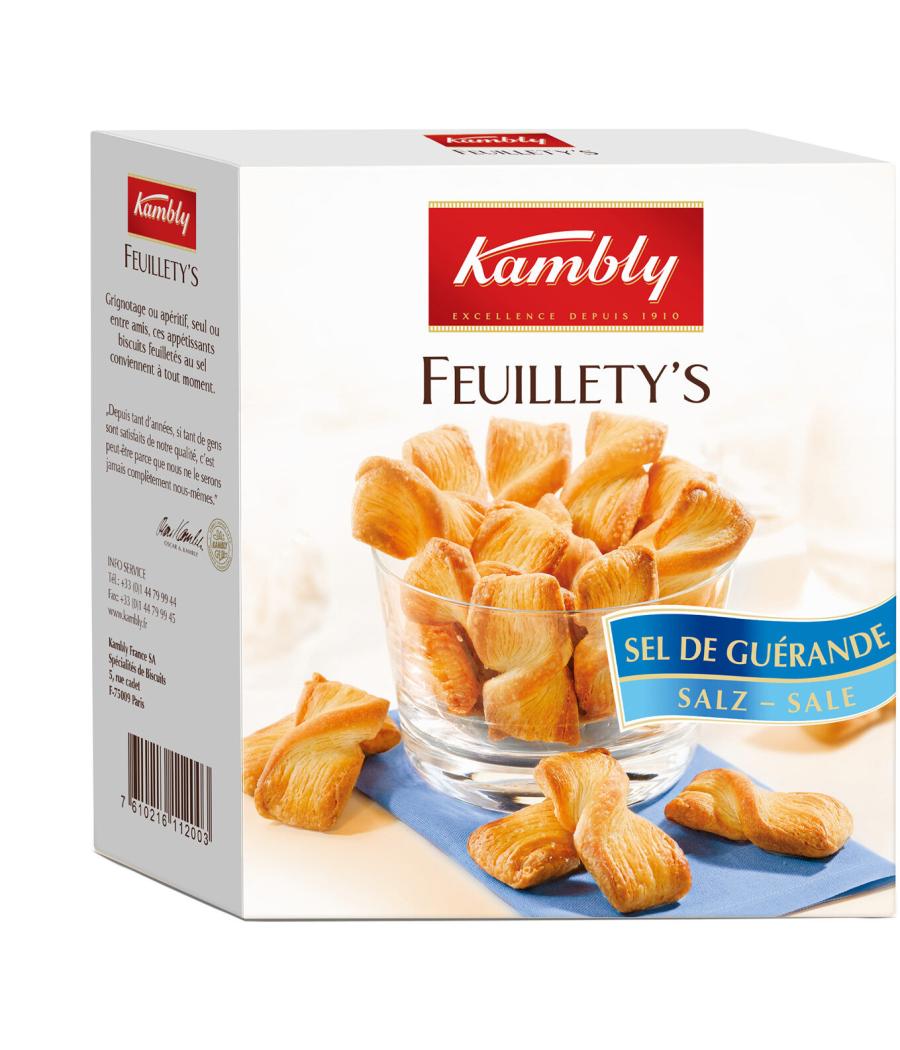 BISCUITS FEUILLETY'S SEL KAMBLY 75G