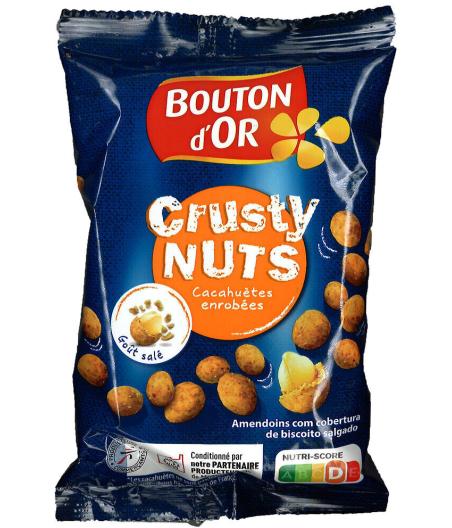 CACAHUETES ENROBEES CRUSTY NUTS BOUTON D'OR 150G