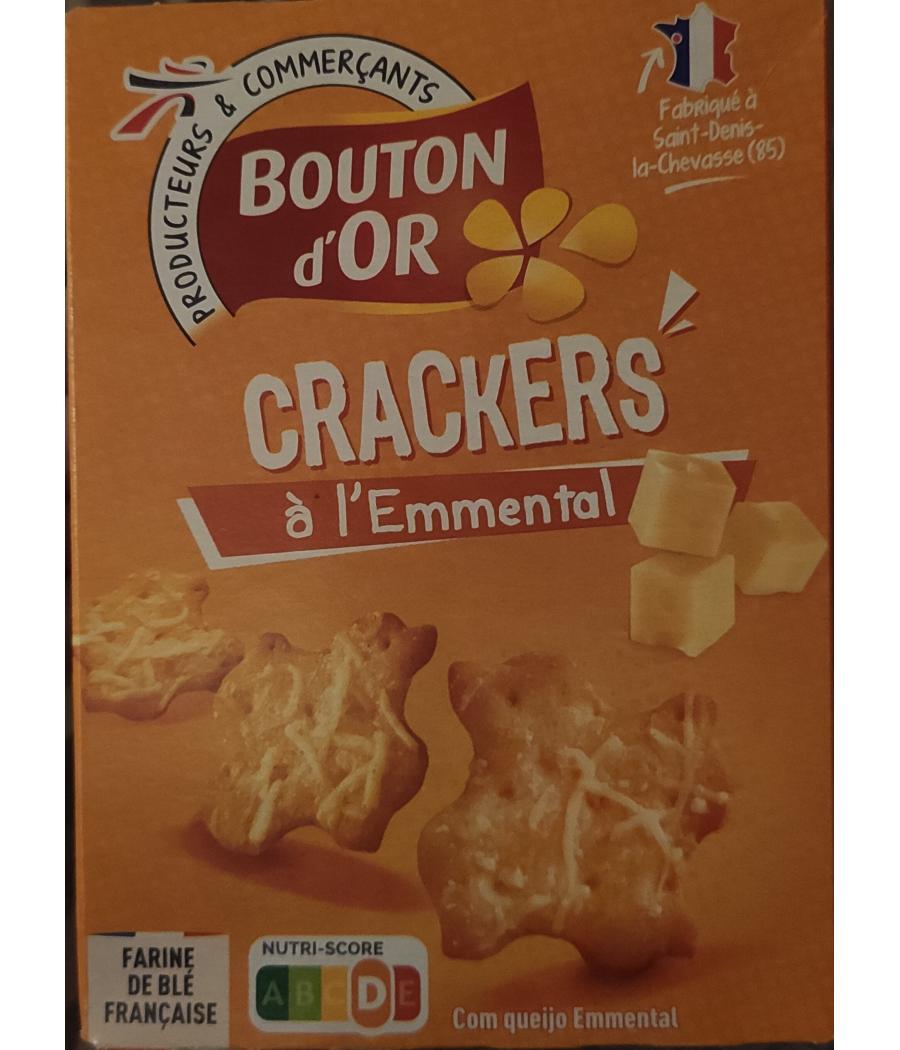 CRACKERS A L'EMMENTAL BOUTON D'OR 105G