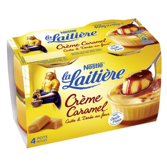 CREME CARAMEL LA LAITIERE 4X100G