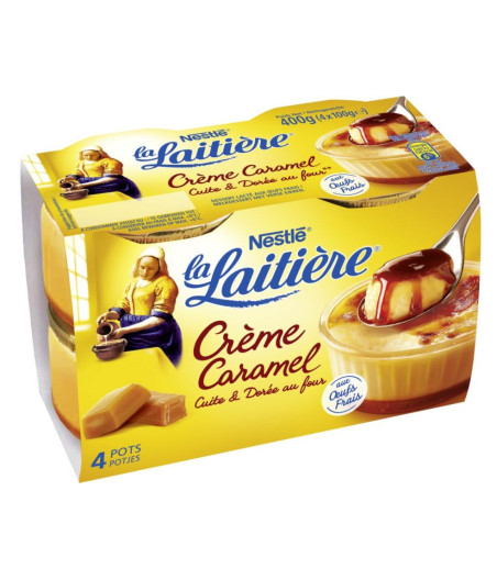 CREME CARAMEL LA LAITIERE 4X100G