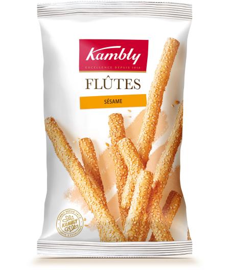 BISCUITS FLUTES SESAME KAMBLY 125G