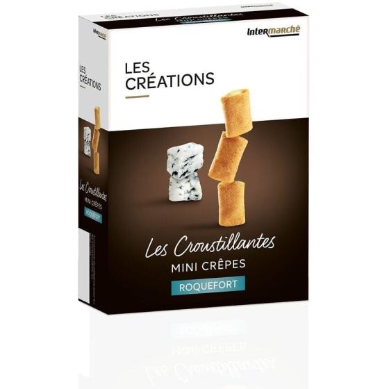 MINI CREPES FOURRAGE AU ROQUEFORT LES CREATIONS 65G