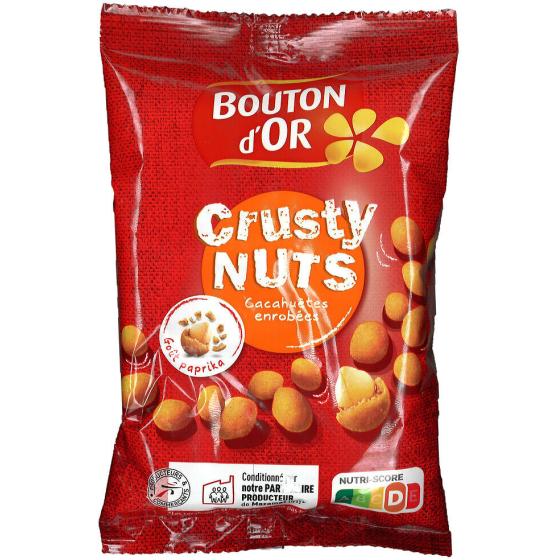 CACAHUETES GOUT PAPRIKA CRUSTY NUTS BOUTON D'OR 150G