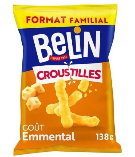 BISCUITS CROUSTILLES GOUT EMMENTAL BERLIN 138G