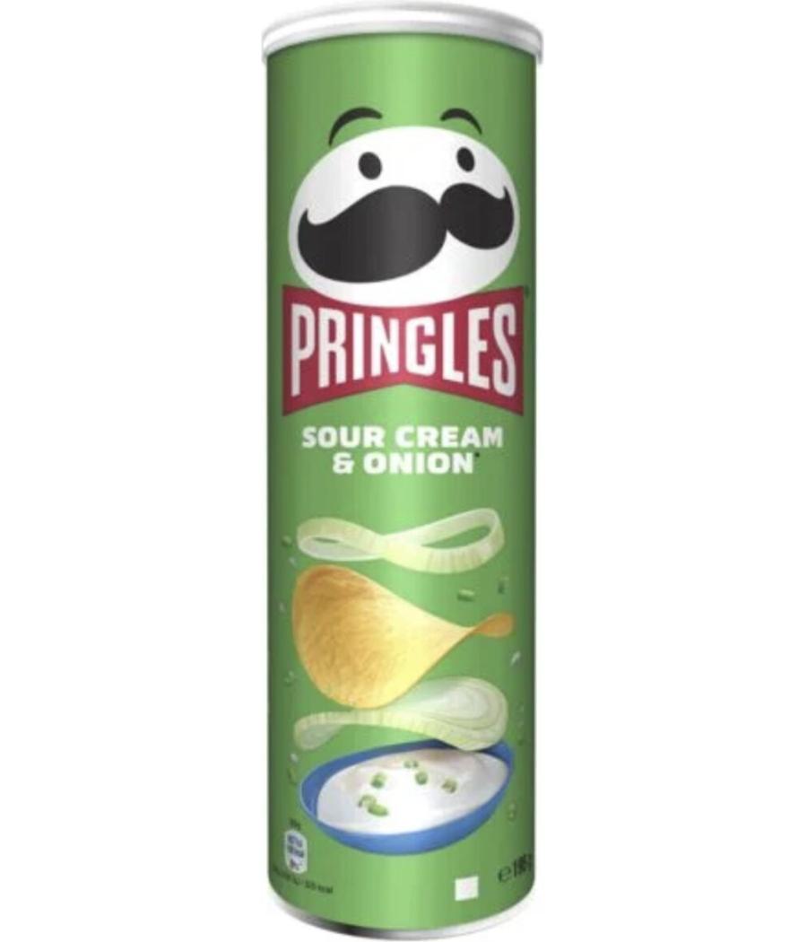 SOUR CREAM & ONION PRINGLES 195G