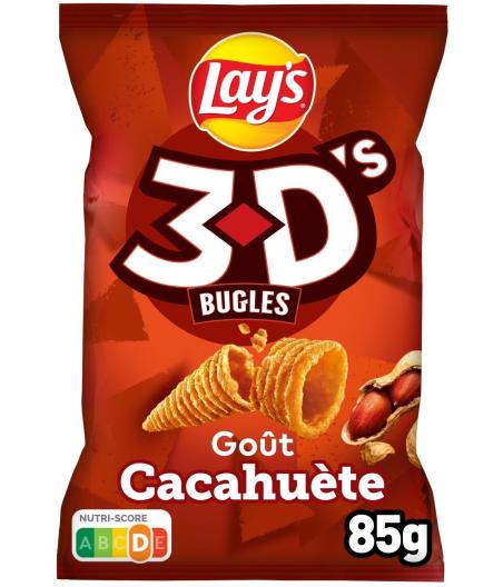 3D'S BUGLES GOUT CACAHUETE LAY'S 85G