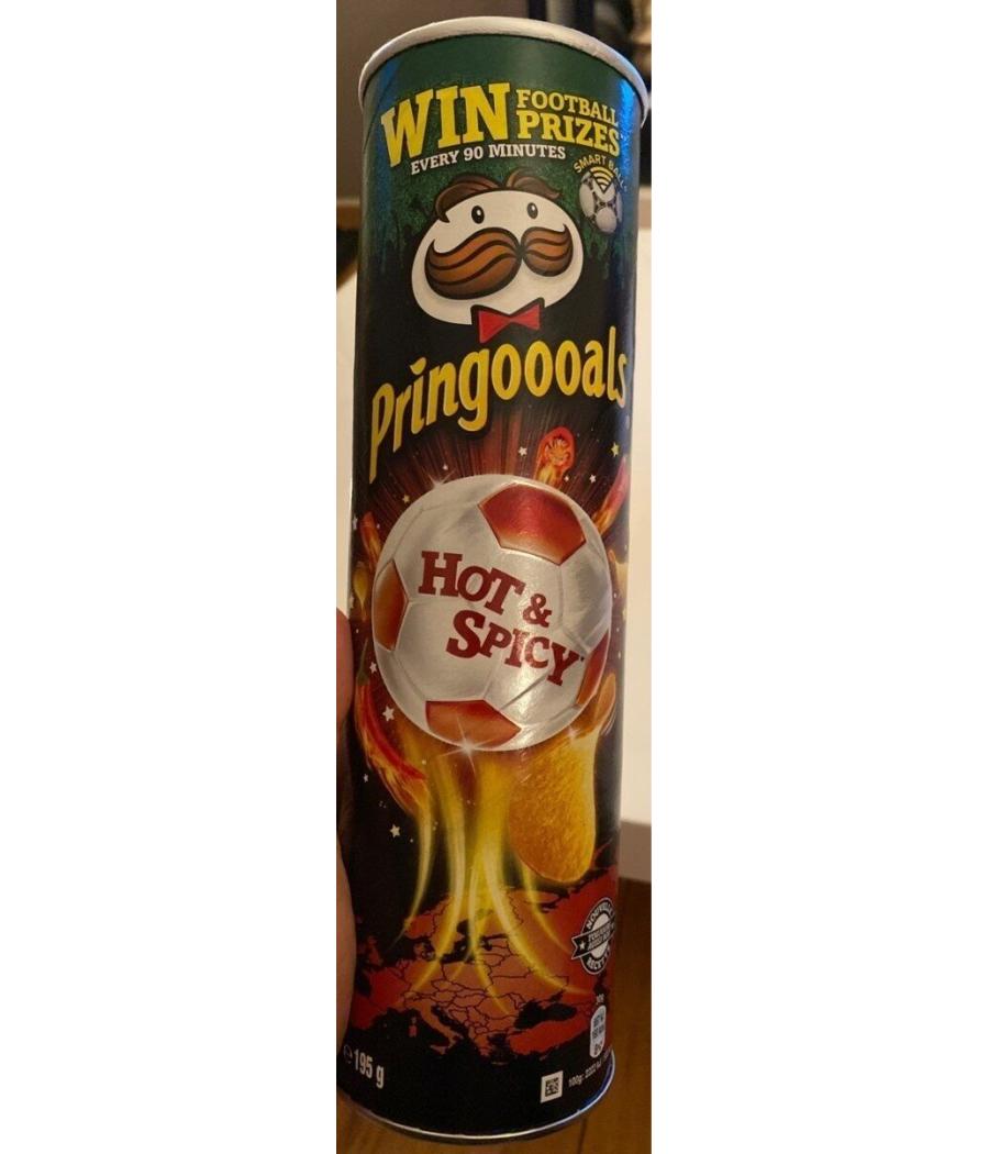 CHIPS HOT & SPICY PRINGLES 195G