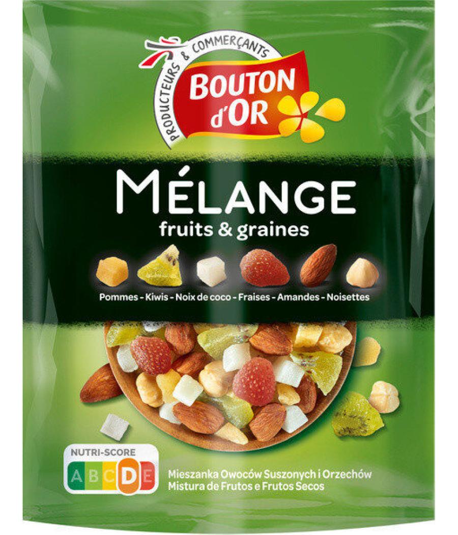 MELANGE FRUITS & GRAINES BOUTON D'OR 150G