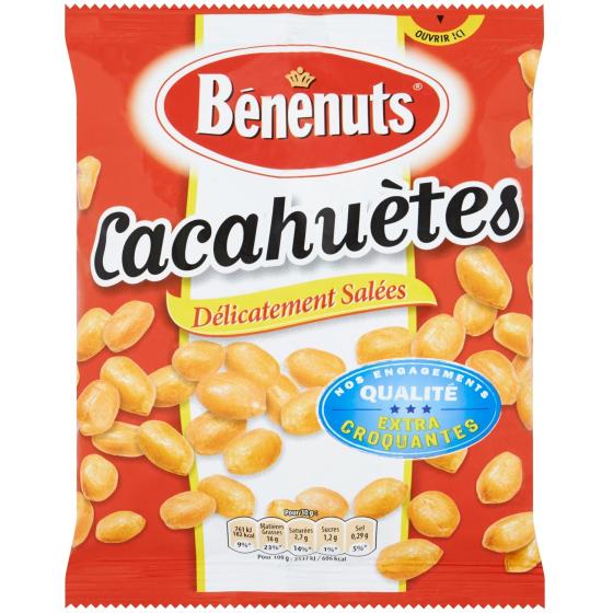 CACAHUETES GRILLEES & SALEES BENENUTS 220G