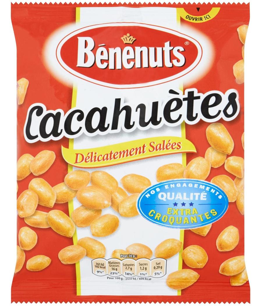 CACAHUETES GRILLEES & SALEES BENENUTS 220G
