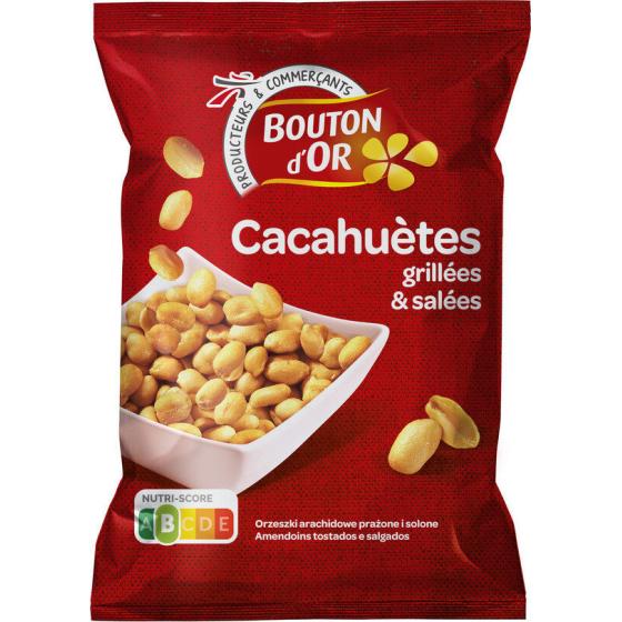 CACAHUETES GRILLEES ET SALEES BOUTON D'OR 500G