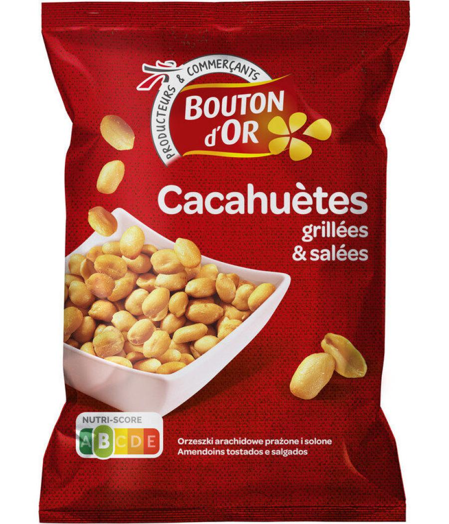 CACAHUETES GRILLEES ET SALEES BOUTON D'OR 500G