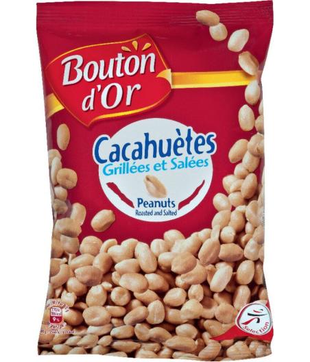 CACAHUETES GRILLEES ET SALEES BOUTON D'OR 250G