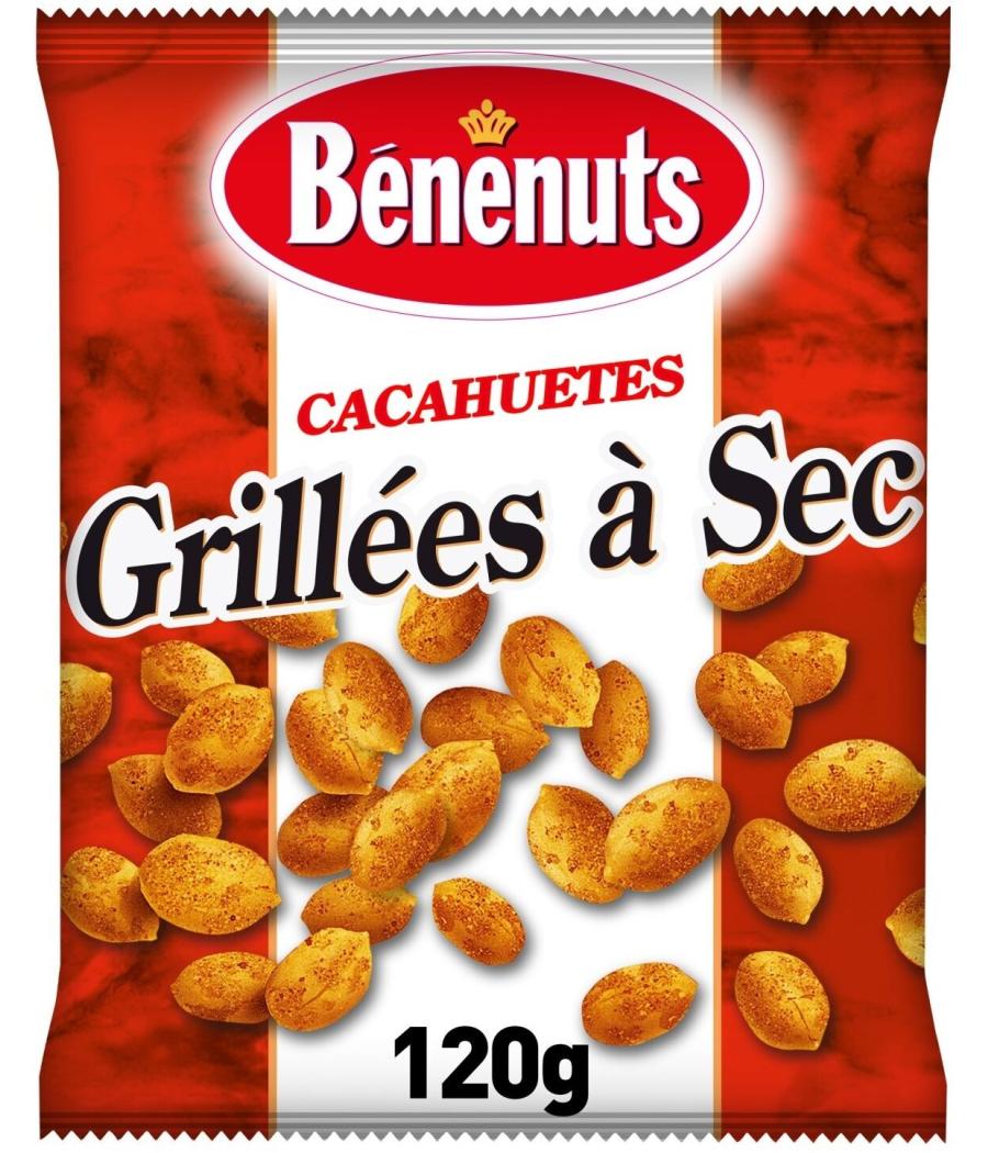 CACAHUETES GRILLEES A SEC BENENUTS 120G