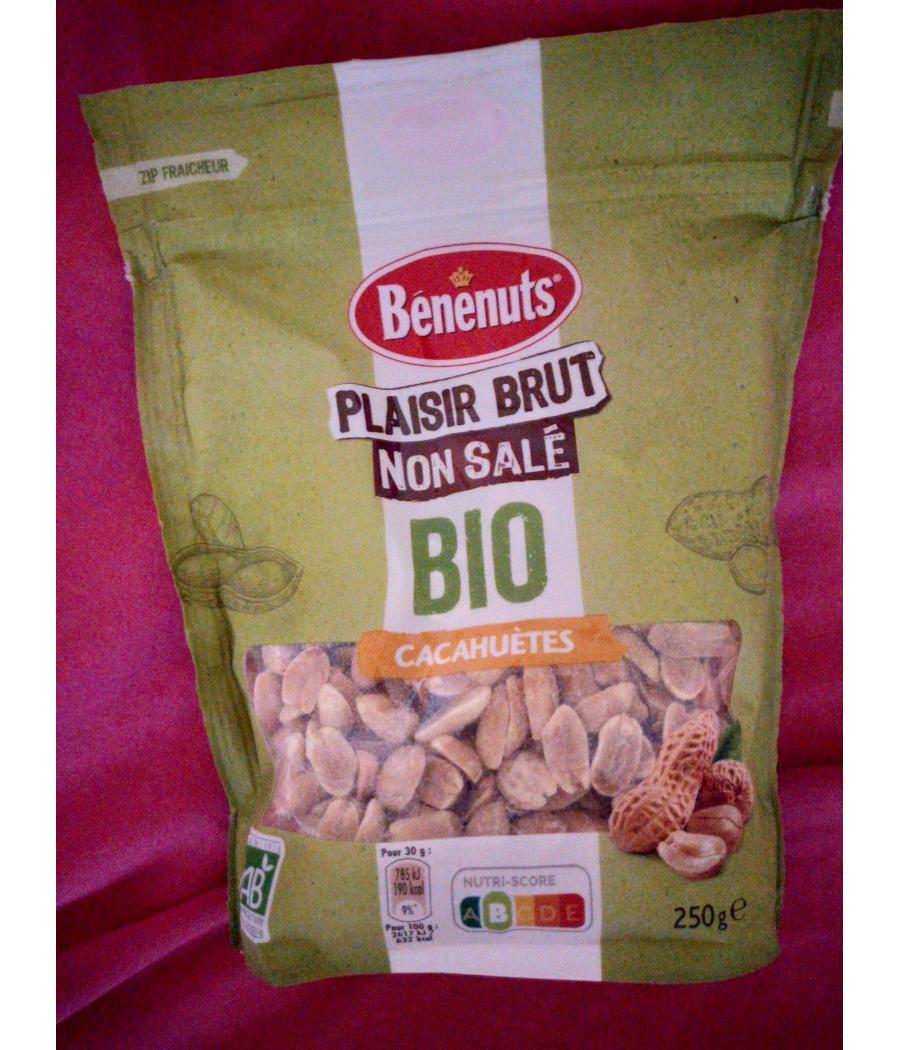 CACAHUETES PLAISIR BRUT NON SALE BIO BENENUTS 250G