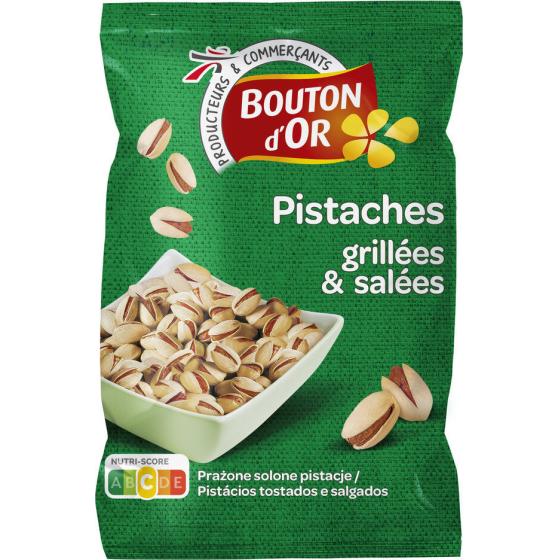PISTACHES GRILLEES & SALEES BOUTON D'OR 150G
