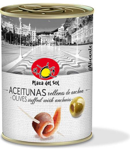 PLAZA DEL SOL OLIVES STUFFED 120G