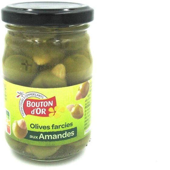 BOCAL 21 CL D\'OLIVES FARCIES AUX AMANDES - 120 G 198 G