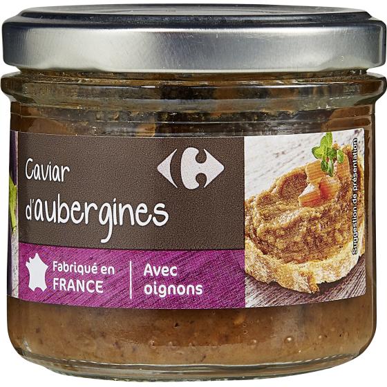 CAVIAR D'AUBERGINES CARREFOUR 100G