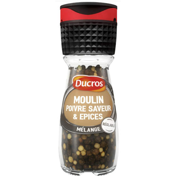MOULIN DUCROS ASSAISONNEMENT POIVRE SAVEUR ET EPICES 30 G