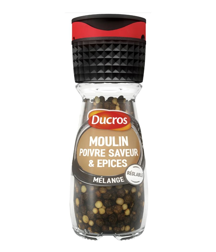 MOULIN DUCROS ASSAISONNEMENT POIVRE SAVEUR ET EPICES 30 G