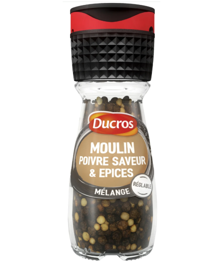 MOULIN DUCROS ASSAISONNEMENT POIVRE SAVEUR ET EPICES 30 G