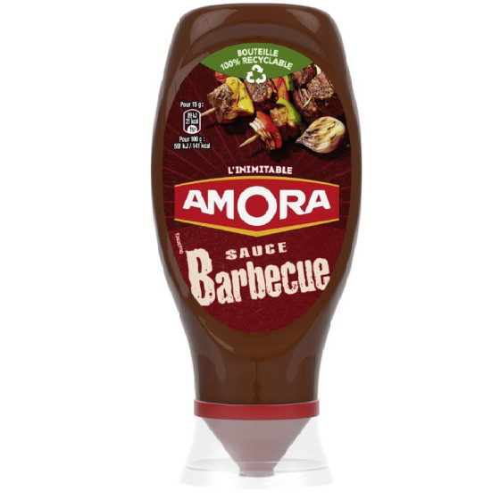 SAUCE BARBECUE FLACON SOUPLE AMORA 490G