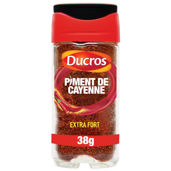 PIMENT DUCROS DE CAYENNE EXTRA FORT 38G