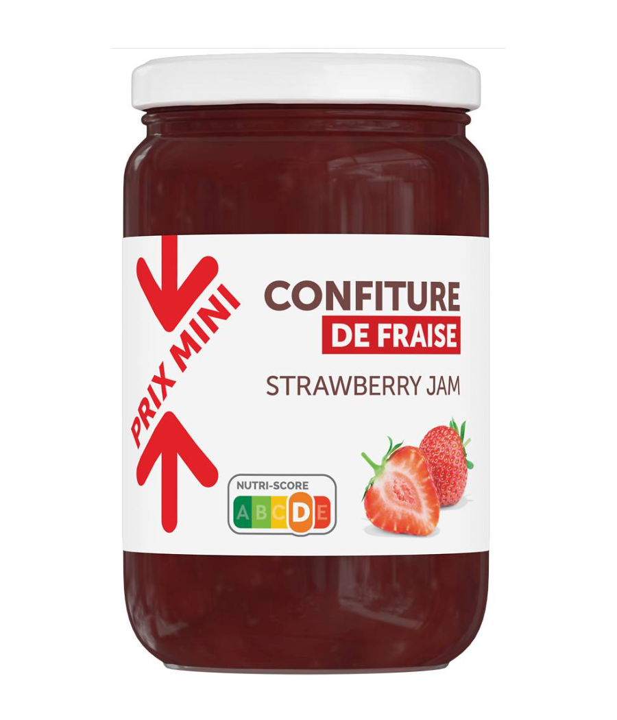 CONFITURE DE FRAISE PRIX MINI 1KG