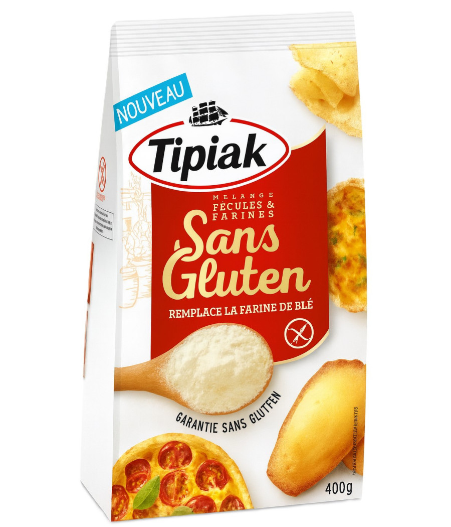 FARINES ET FECULES  SANS GLUTEN REMPLACE LA FARINE DE BLE TIPIAK 500G