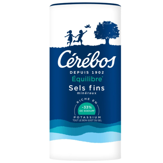 SEL EQUILIBRE -33% DE SODIUM CEREBROS 90G