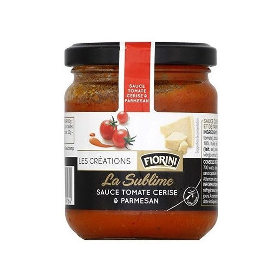 La Sublime Sauce tomate cerise & parmesan Les Créations 190 G