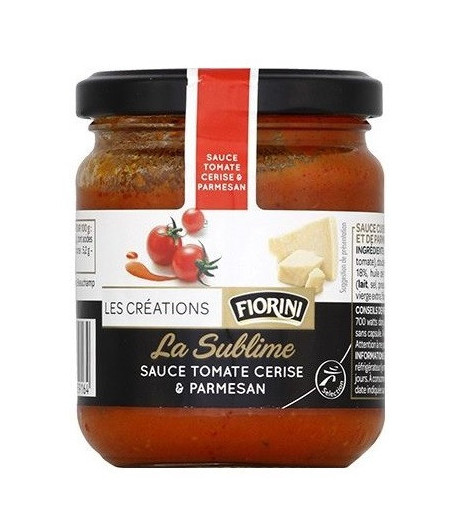 La Sublime Sauce tomate cerise & parmesan Les Créations 190 G