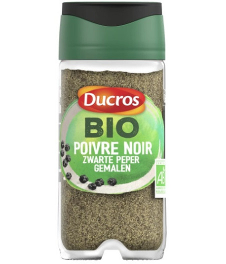 POIVRE NOIR MOULU BIO DUCROS 43G