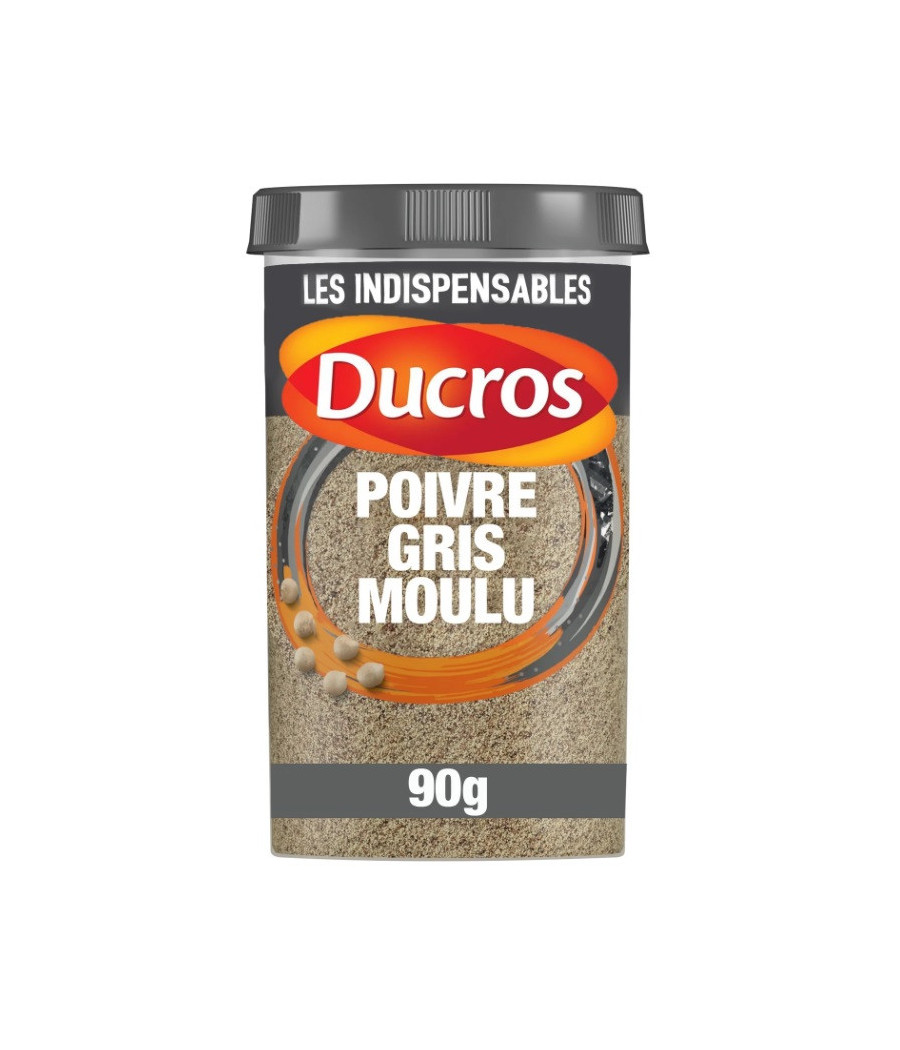 POIVRE GRIS MOULU DUCROS 90G