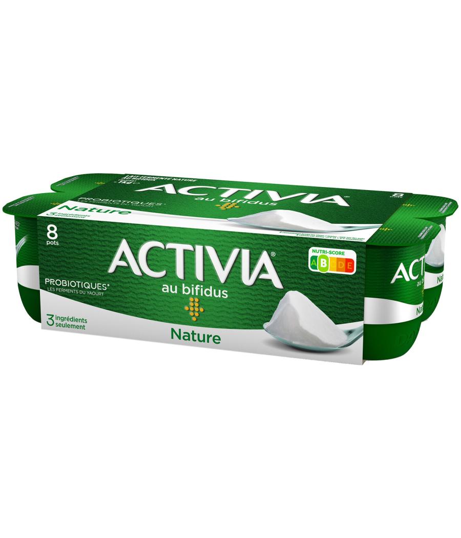 YAOURTS DANONE ACTIVIA BIFIDUS NATURE 8X125G