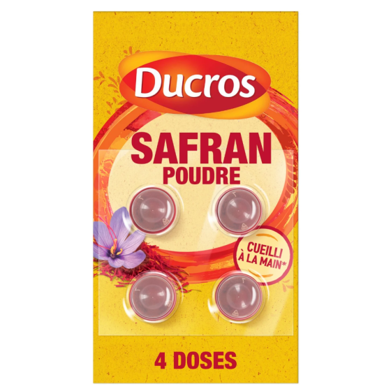 SAFRAN DUCROS EN POUDRE 4 DOSES