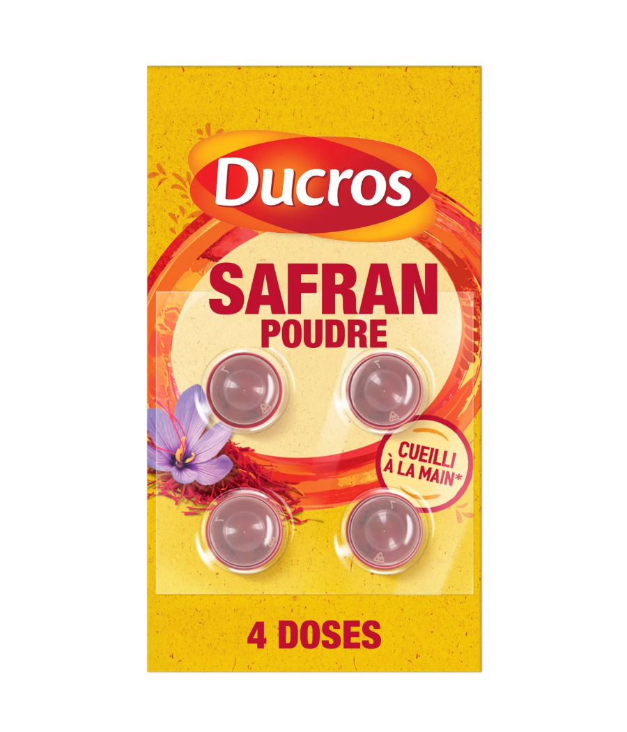 SAFRAN DUCROS EN POUDRE 4 DOSES
