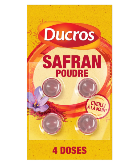 SAFRAN DUCROS EN POUDRE 4 DOSES