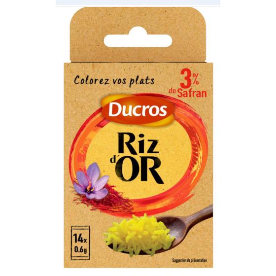 RIZ D'OR DUCROS 3% DE SAFRAN