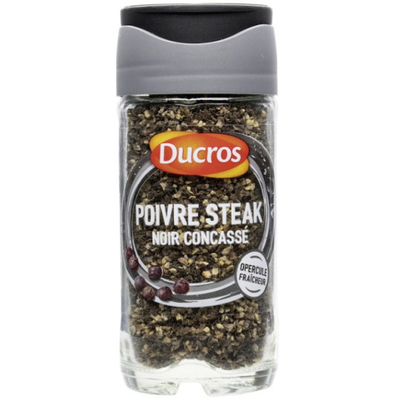 POIVRE STEAK NOIR CONCASSE DUCROS 38G