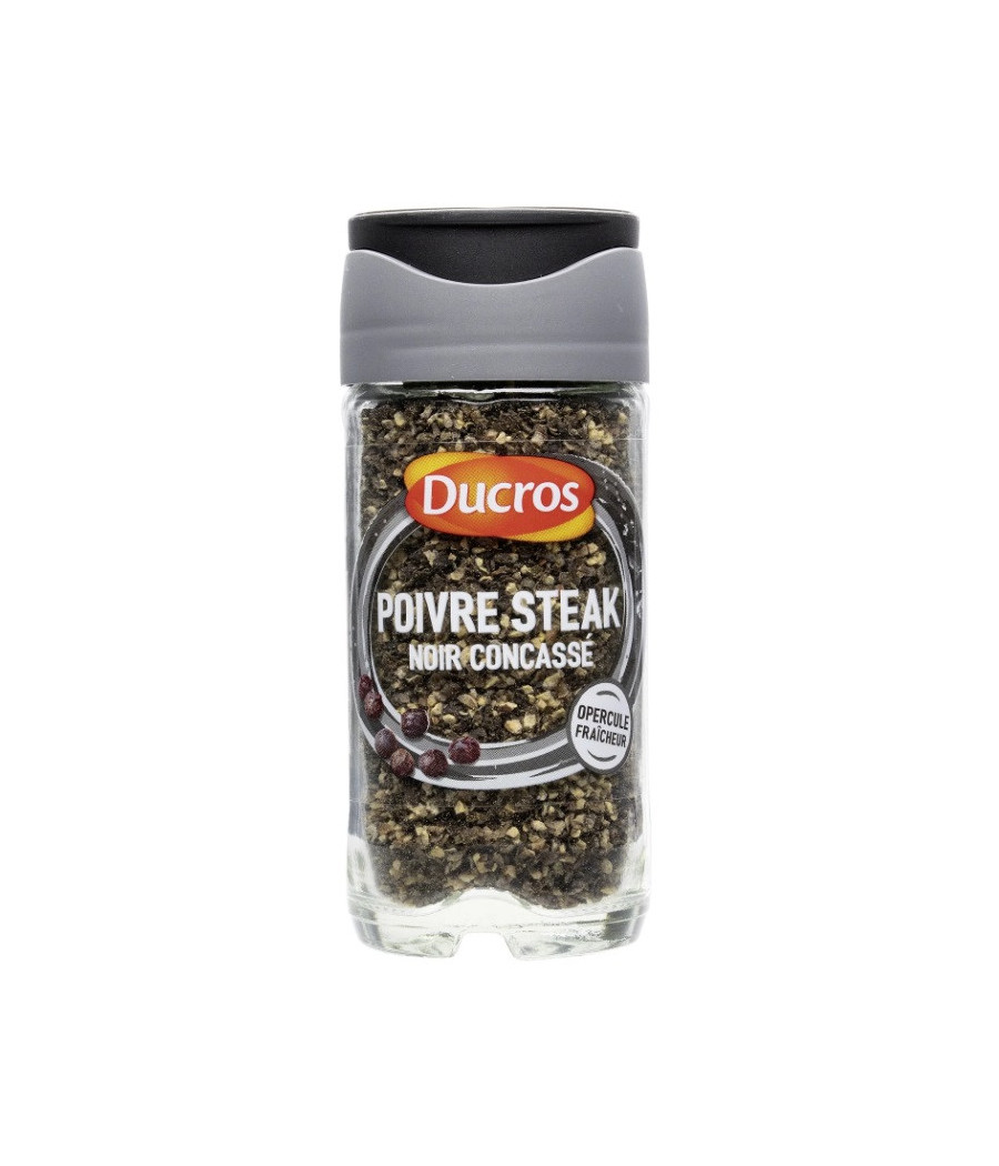 POIVRE STEAK NOIR CONCASSE DUCROS 38G