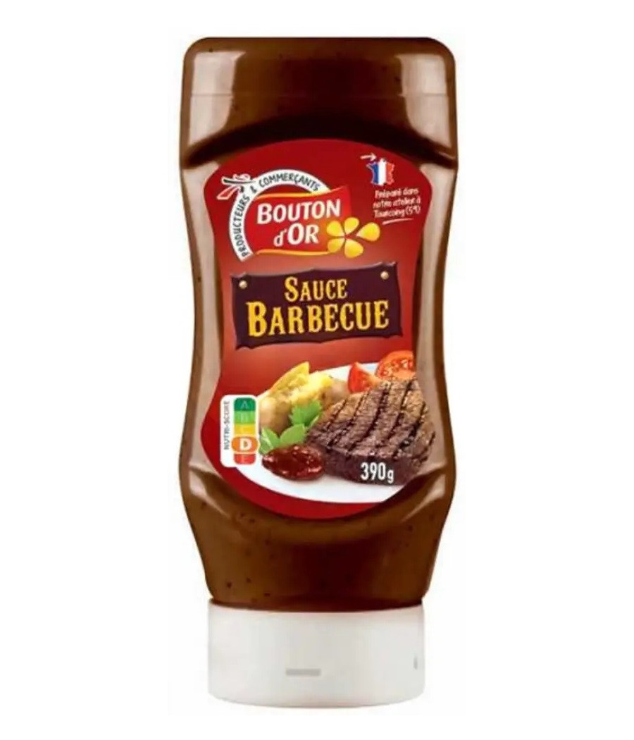 SAUCE BARBECUE BOUTON D'OR 390G