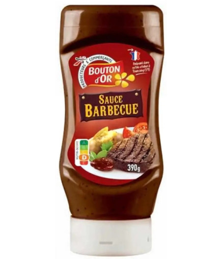 SAUCE BARBECUE BOUTON D'OR 390G