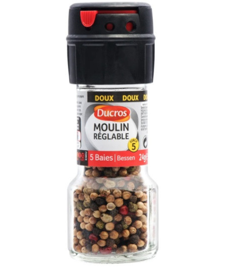 POIVRE DOUX 5 BAIES DUCROS 24G