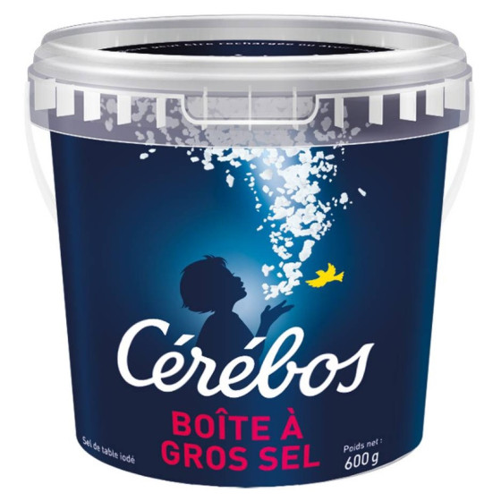 GROS SEL IODE CEREBOS 600G
