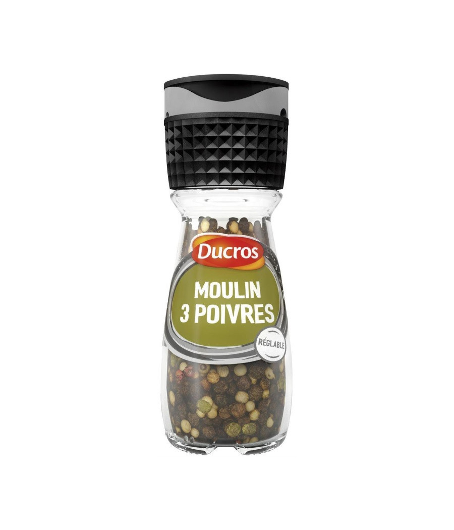 MOULIN 3 POIVRES DUCROS 34G