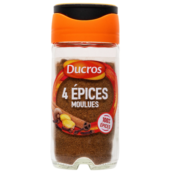 EPICE DUCROS 4 EPICES MOULUES 37G